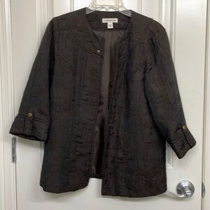 Coldwater Creek Brown Jacket Size P8